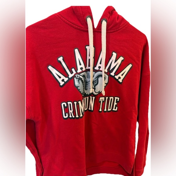 Rivalry Threads Tops - Alabama Crimson Tide Hoodie Women's Small  4/6 Mascot Big Al